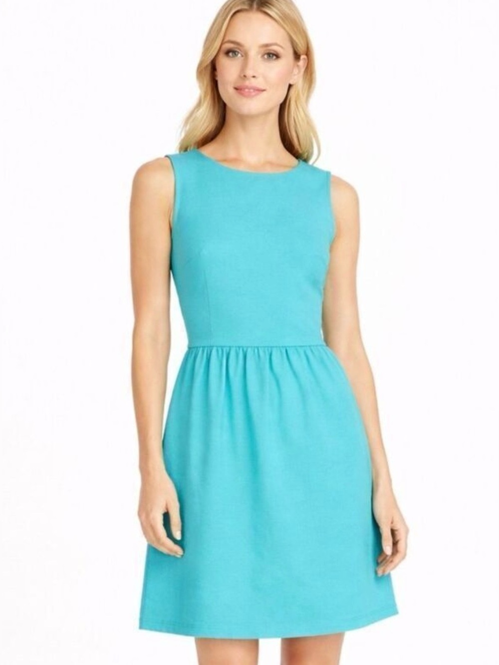 J. Crew Turquoise Sleeveless Dress Size 6